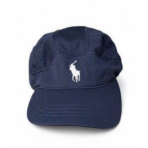 Vintage 2006 Polo Ralph Lauren US Open Boys Sz 8-20 Tennis Hat Navy Adjustable